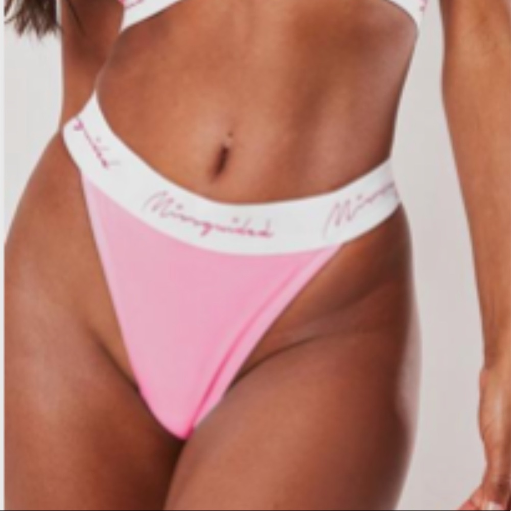 Missguided Taped Waistband Thong